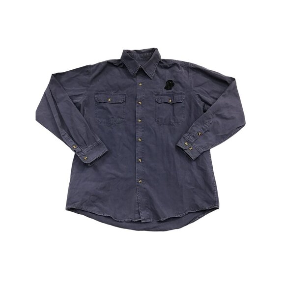 Mens Vintage Embroidered Lab Button-Down - Picture 1 of 8